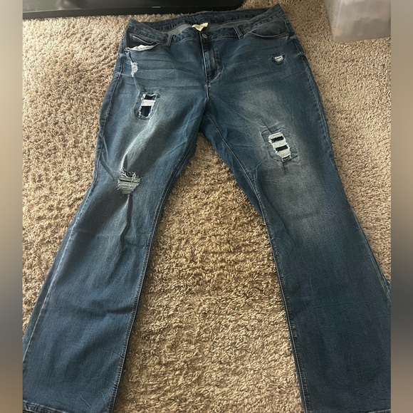 Faded Glory Denim - Faded Glory ripped jeans